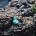 Turquoise & Pistachio Oyster Ceramic Necklace