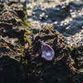 Purple Oyster Ceramic Necklace