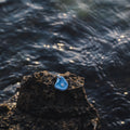 Light Blue Oyster Ceramic Necklace